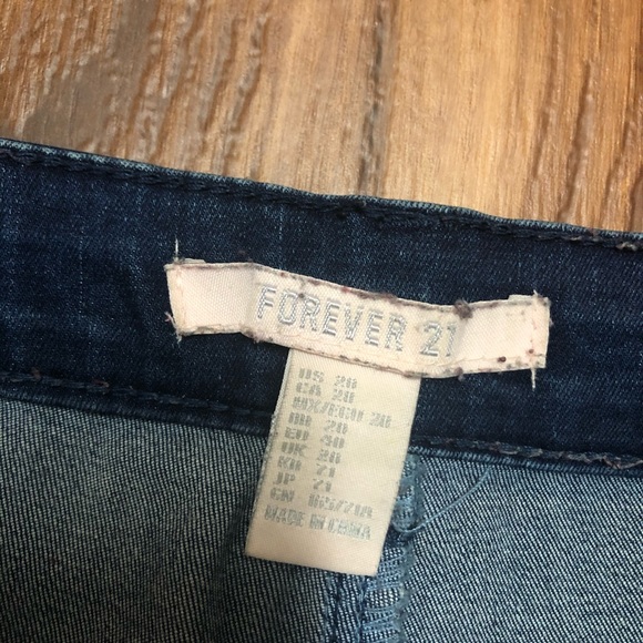 Forever 21 High Rise Cut-off Denim Shorts - Picture 5 of 5